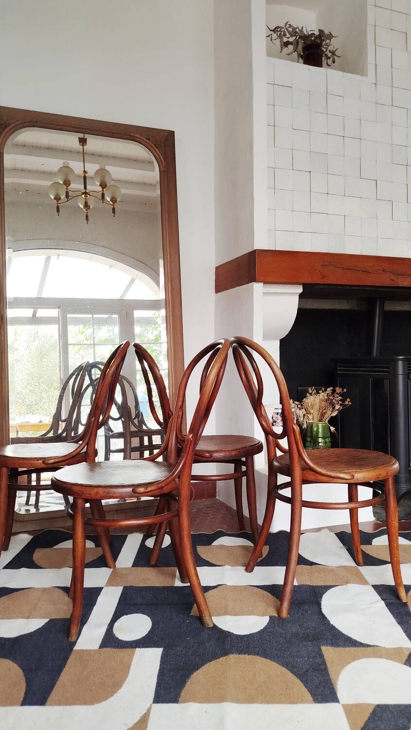 Thonet Omega chair pair