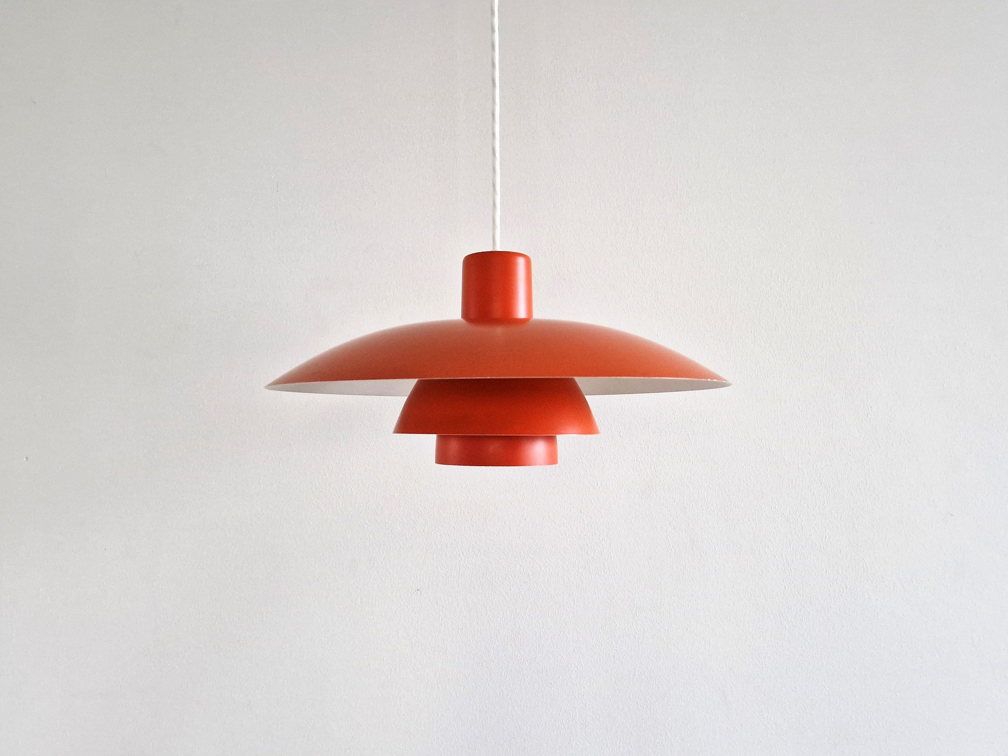Red PH 4/3 Pendant Lamp by Poul Henningsen for Louis Poulsen, Denmark, 1960s
