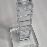 Crystal candle holder, Saint-Louis design Jean Sala