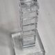 Crystal candle holder, Saint-Louis design Jean Sala