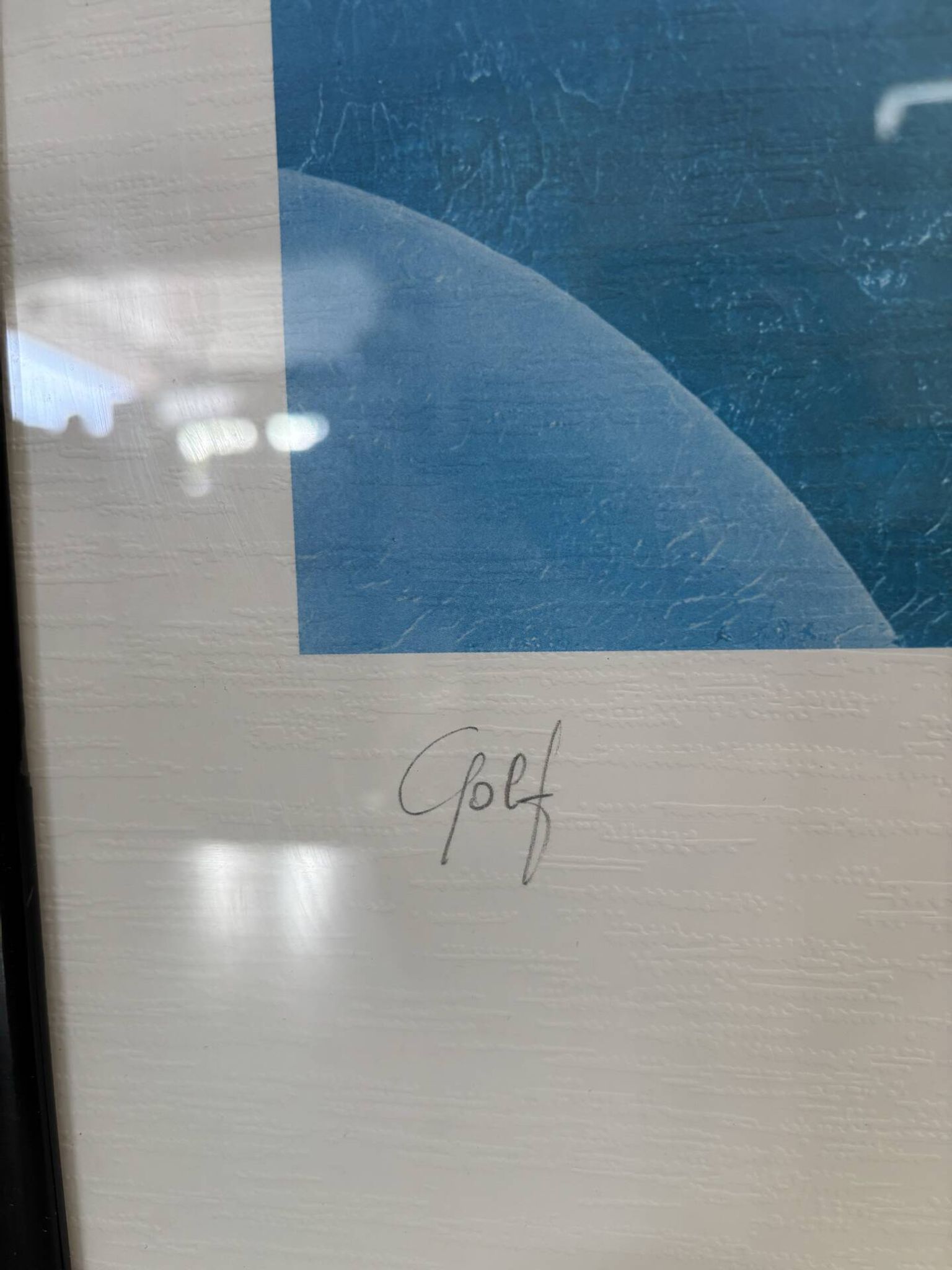 Lithographie « golf » de Heine