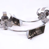 Pair of wall stainless