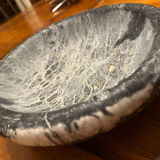 Black marble ashtray