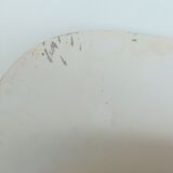 Metal, decorative wall lamp from the 1950s