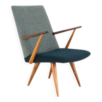 Akerblom two tone fauteuil - scandinavian design - mid centurt modern