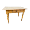 Farm table in natural wood fir 1900 brewery