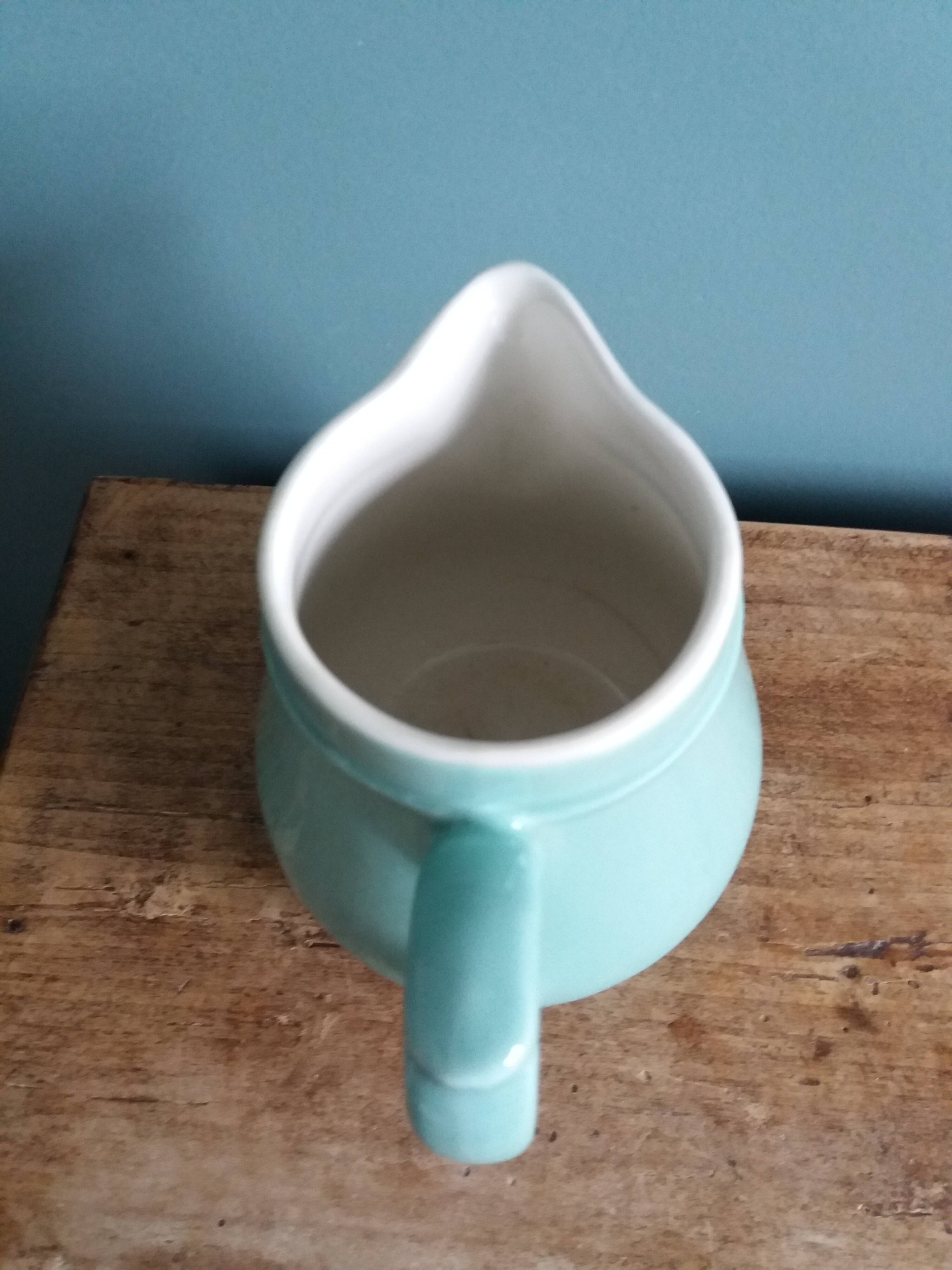Saint Uze stoneware pitcher stamped Revol