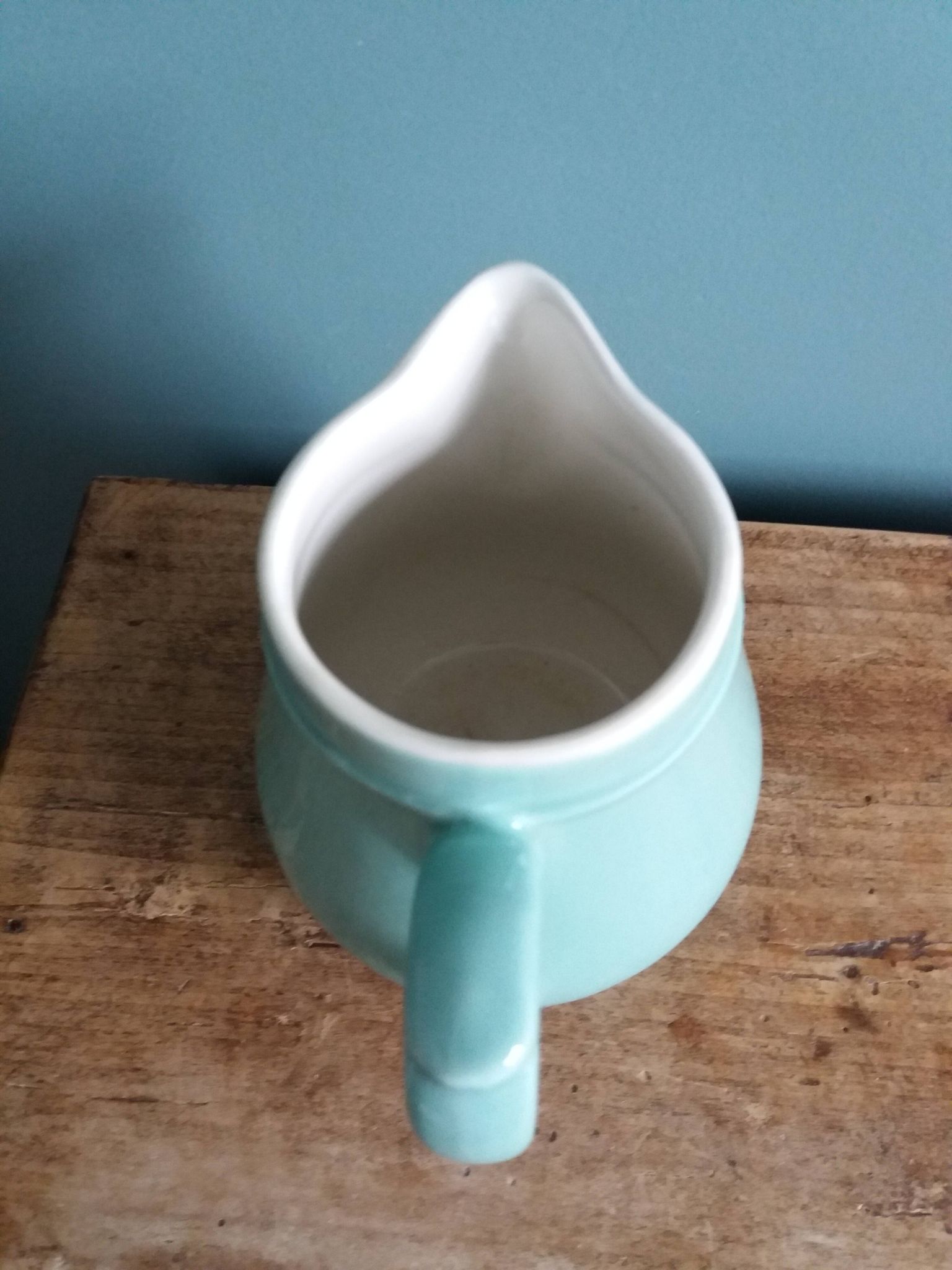 Saint Uze stoneware pitcher stamped Revol