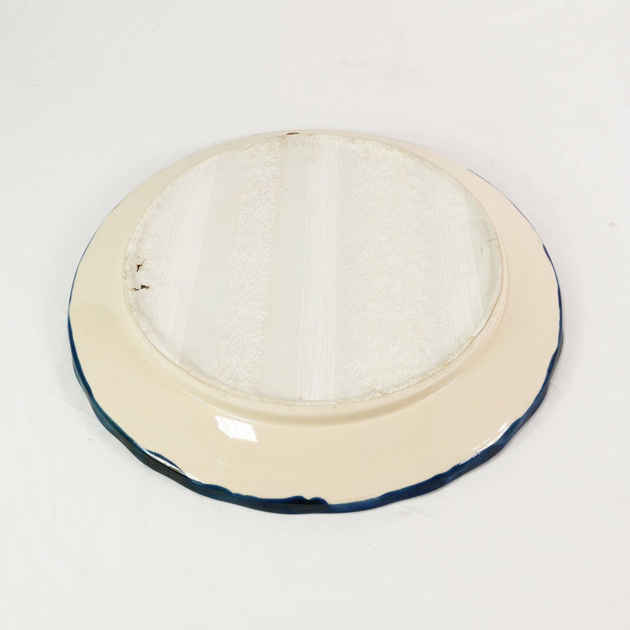 Ceramic wall mirror, Hindelanger-Keramik, Germany, 1960s.