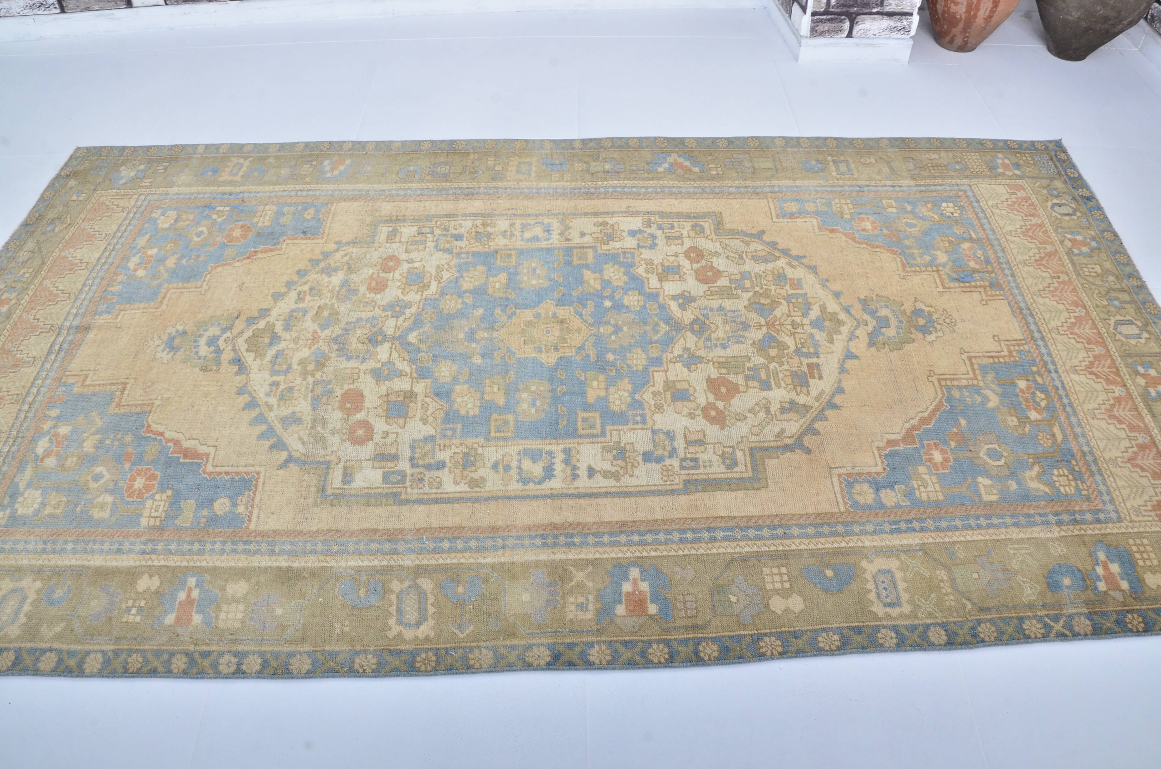 Handmade Oushak Floor Rug sku 3416