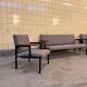 Set of three Belgian sofas
