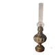 old brass oil lamp electrified without switch possible to install