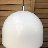White 70s pendant lamp