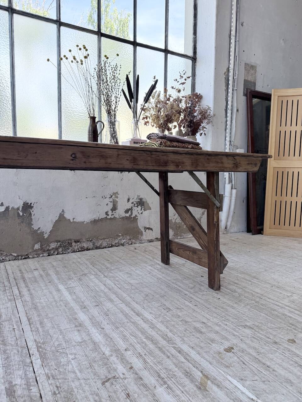 1950 XL folding farmhouse table in pine
