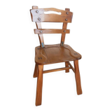 Brutalist ranch-style chair