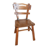 Brutalist ranch-style chair