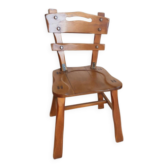 Brutalist ranch-style chair