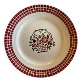 Set of 9 Badonviller plates