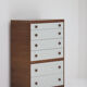 Decorative cabinet in wenge wood designed in the 1970s