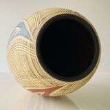Sgraffied vase 50s