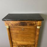 Empire period walnut secretary