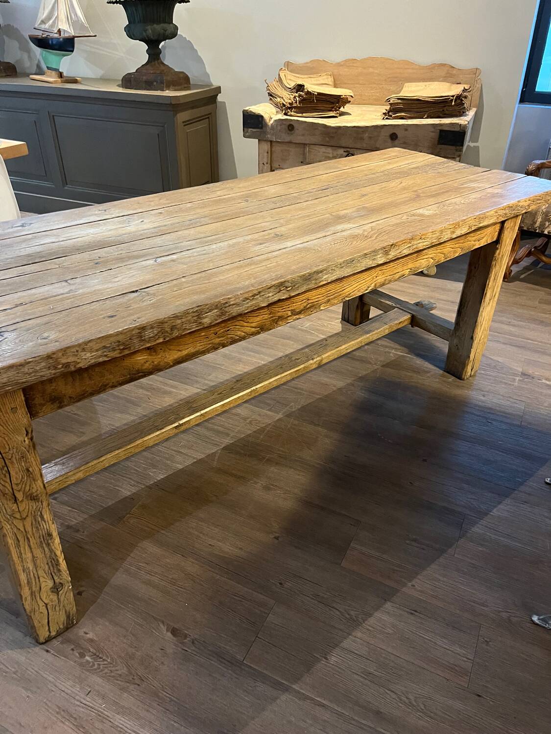 Oak farm table