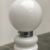 Mid-century space age glass floor lamp by Carlo Nason for JBS, 1960s.