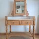 Bathroom cabinet with marble top in Henri II style
