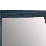 Art Deco bevelled mirrorWooden magazine holder