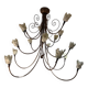 Wrought iron chandelier