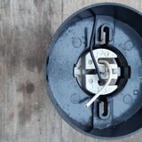 chiseled glass sconce 1970