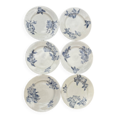 Flat ironstone plates 24.5 cm