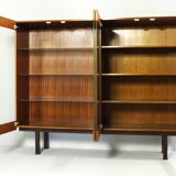 Czech Mahogany Bookcase, 1970s