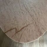 Pink marble table