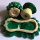 Vintage ceramic lot autumn salt pepper mushroom chestnut