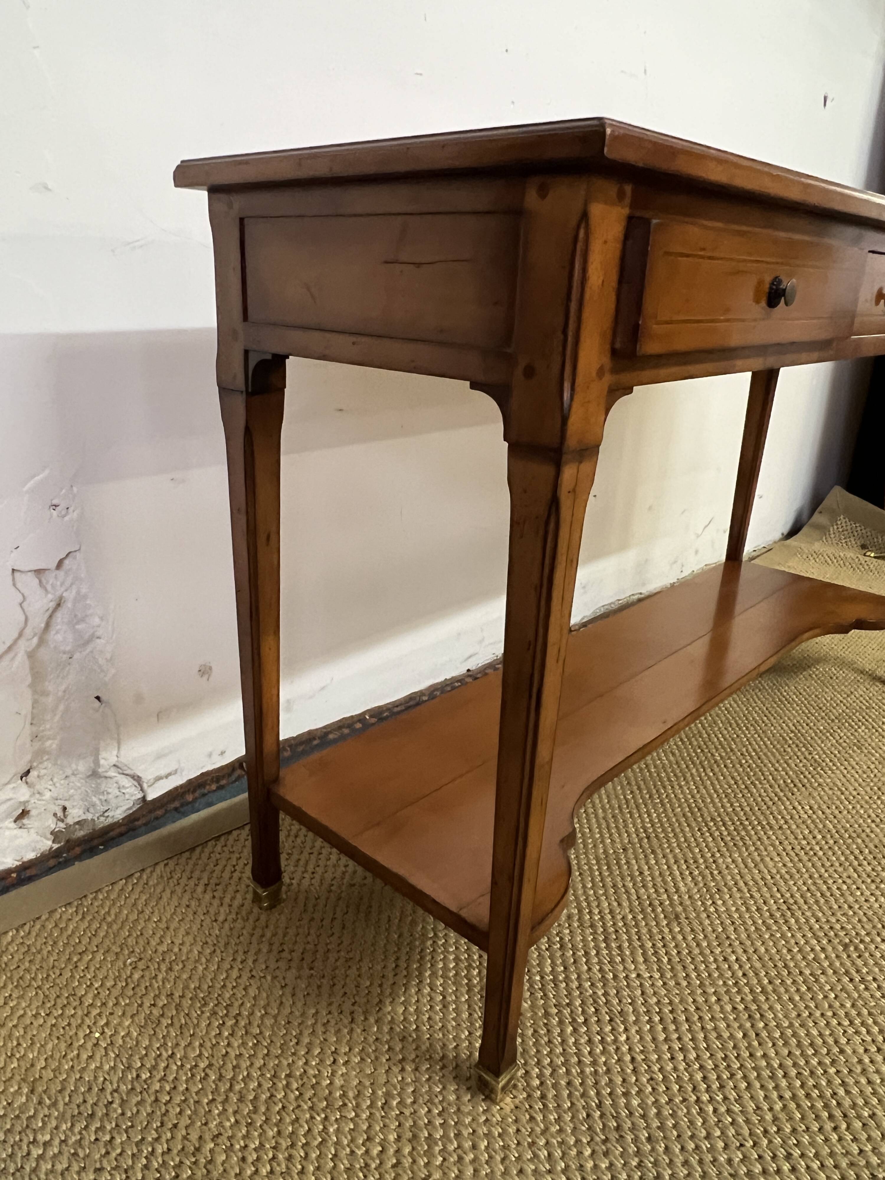 Console / server in Louis XV style cherry wood