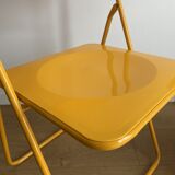 YELLOW FOLDING CHAIR TEDKLA FOR IKEA 80S