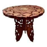 Carved folding table