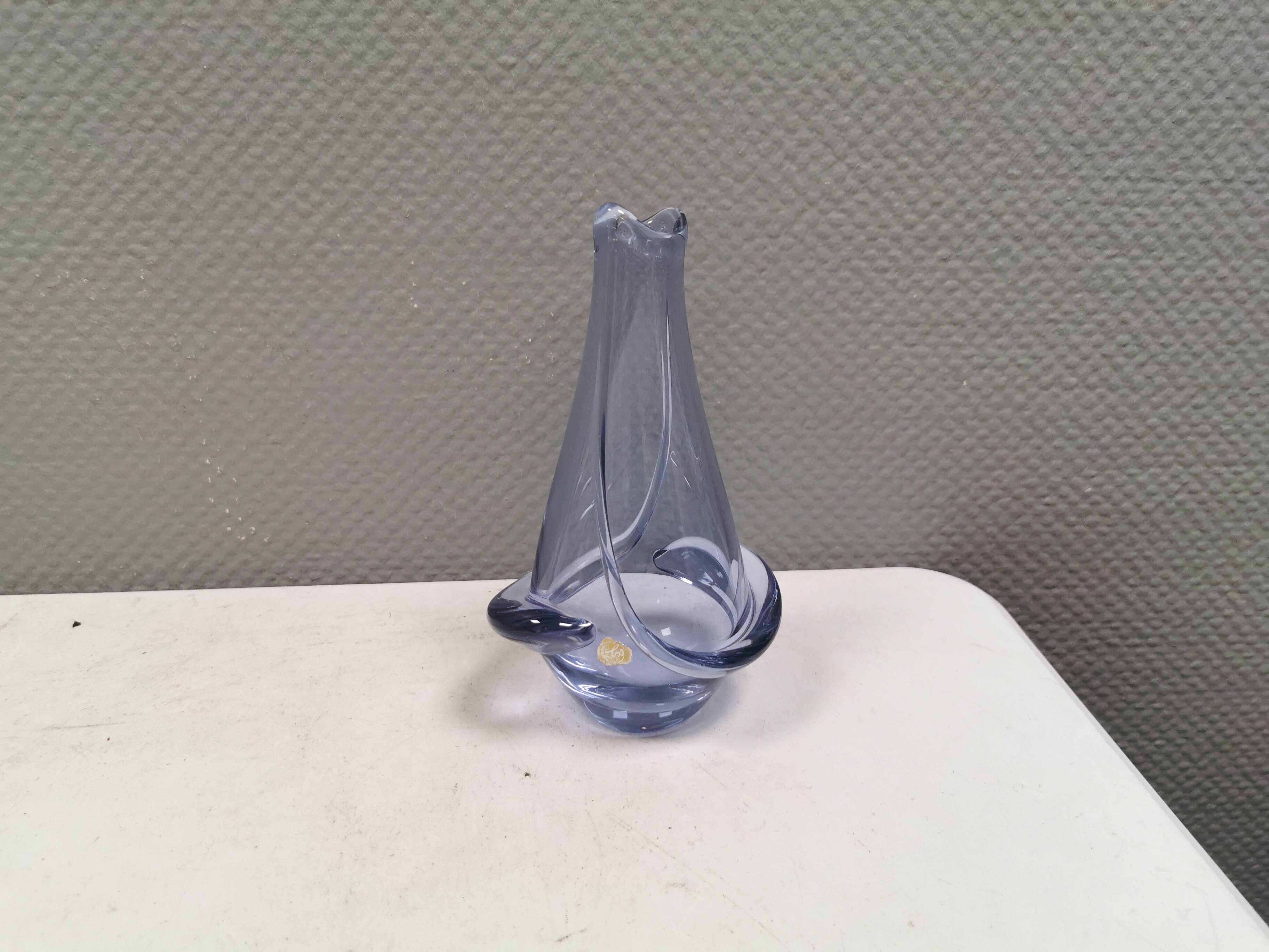 Bohemian vase by Frantisek Zemek Czech Republic 1950-60s