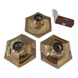 Set of three Italian Fosnova sconces - "Cloe"
