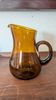 Amber glass jug from the 60s