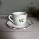 Duo of cups and saucers Old Saint Amand