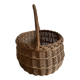 Panier osier rond ancien