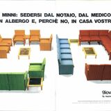 Divano "Minni" di A. Mazzoni D. Stelle e G. Gualtierotti per Giovannetti