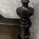 Napoleon III period center bed in lacquered wood circa 1850