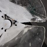 Vintage Mid-Century glass hanging lamp by J. T. Kalmar, 1960