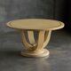 Table laquée imitation marbre de Jean Claude Mahey, France, années 1970