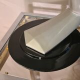 Lamp Boomerang desk made black and gray ,Fase