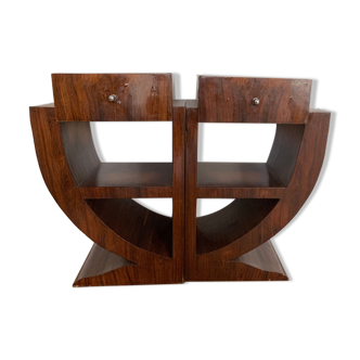 Art Deco bedside pair