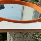 Vintage round mirror 1970s